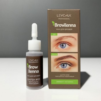 BH Brow Henna Шатен №101 Нейтрально-коричневый (флакон) 10 мл